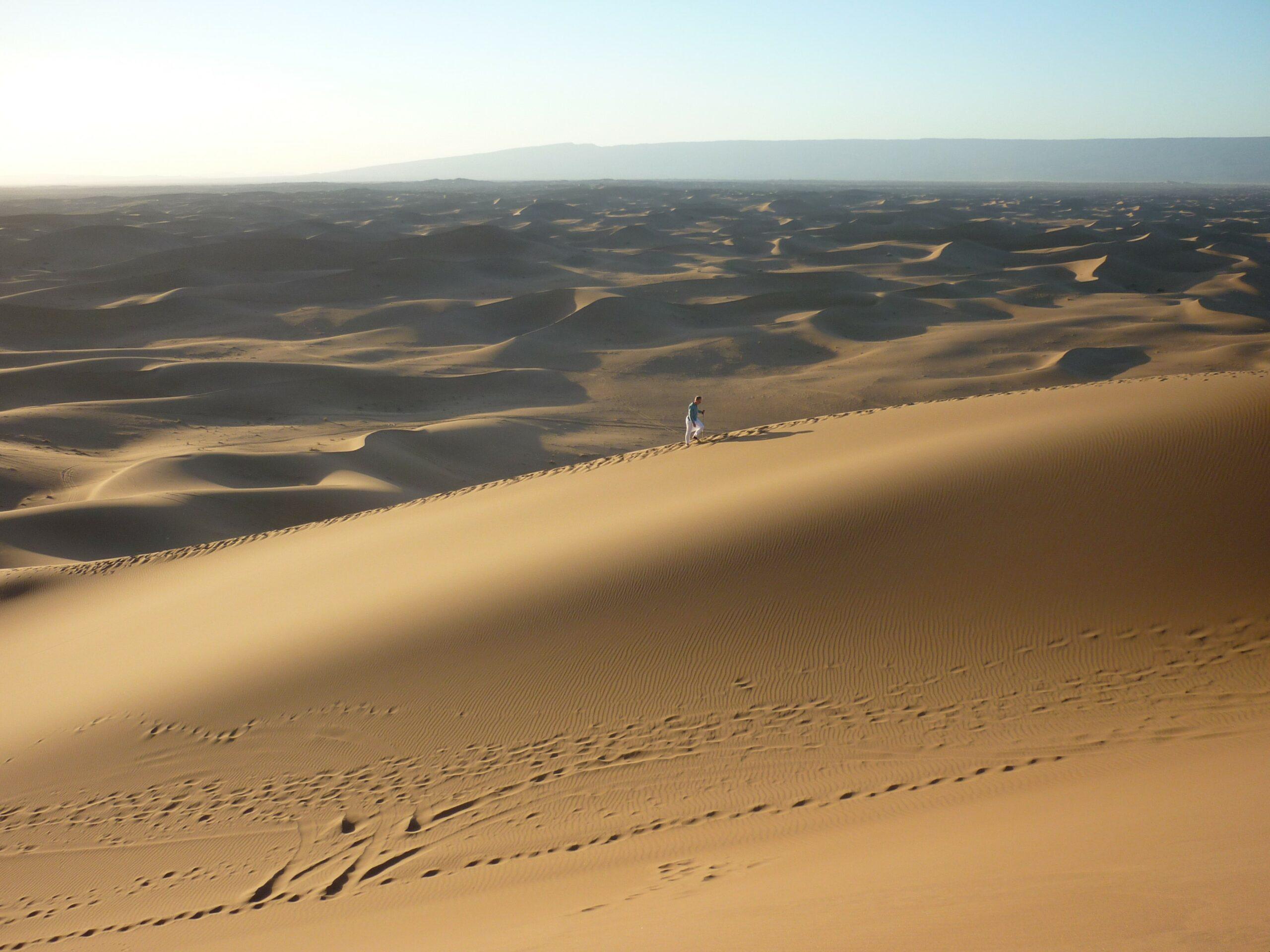dunes du Sahara au Maroc