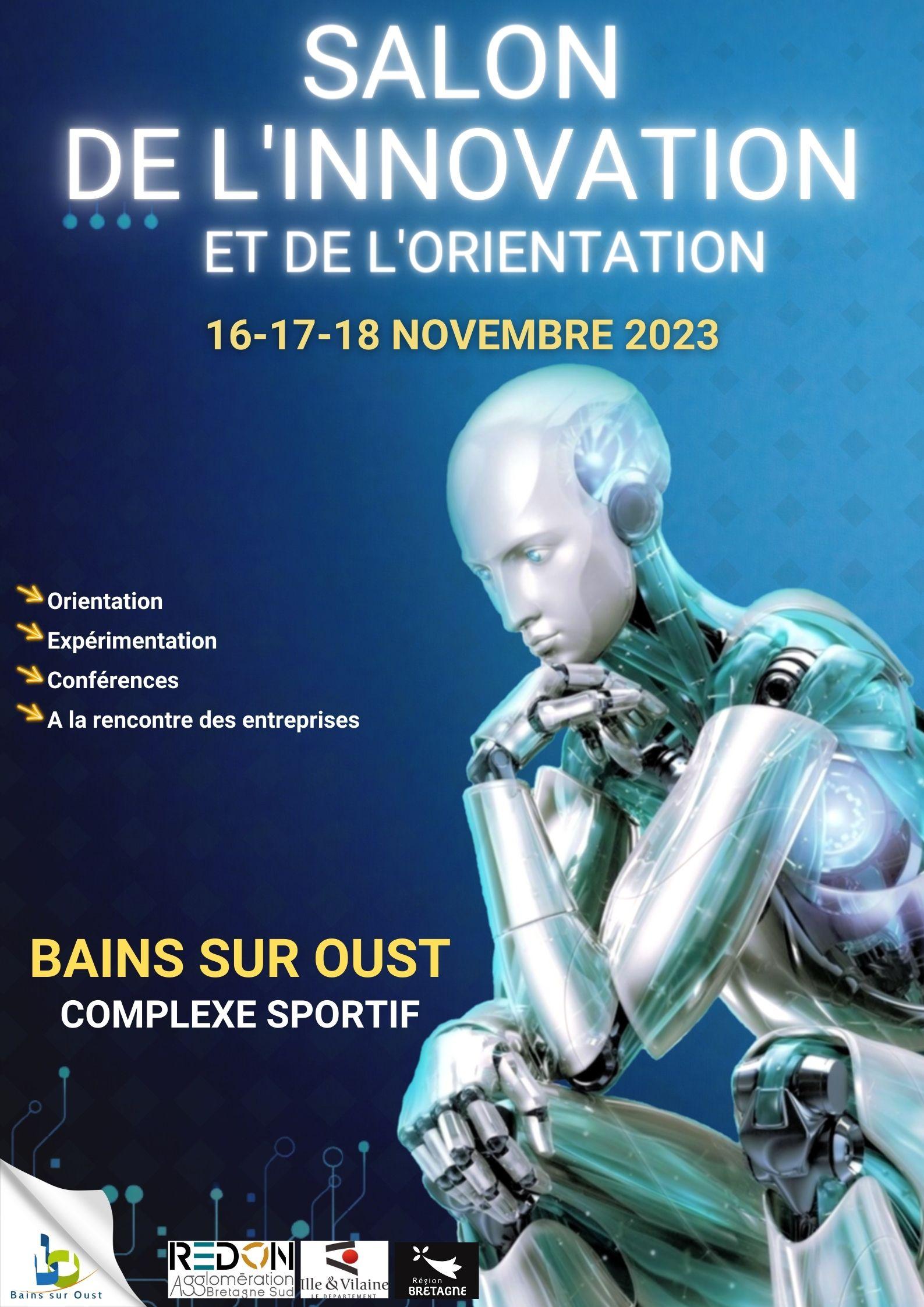 Affiche Salon de l'innovation de Bains-sur-Oust 2023